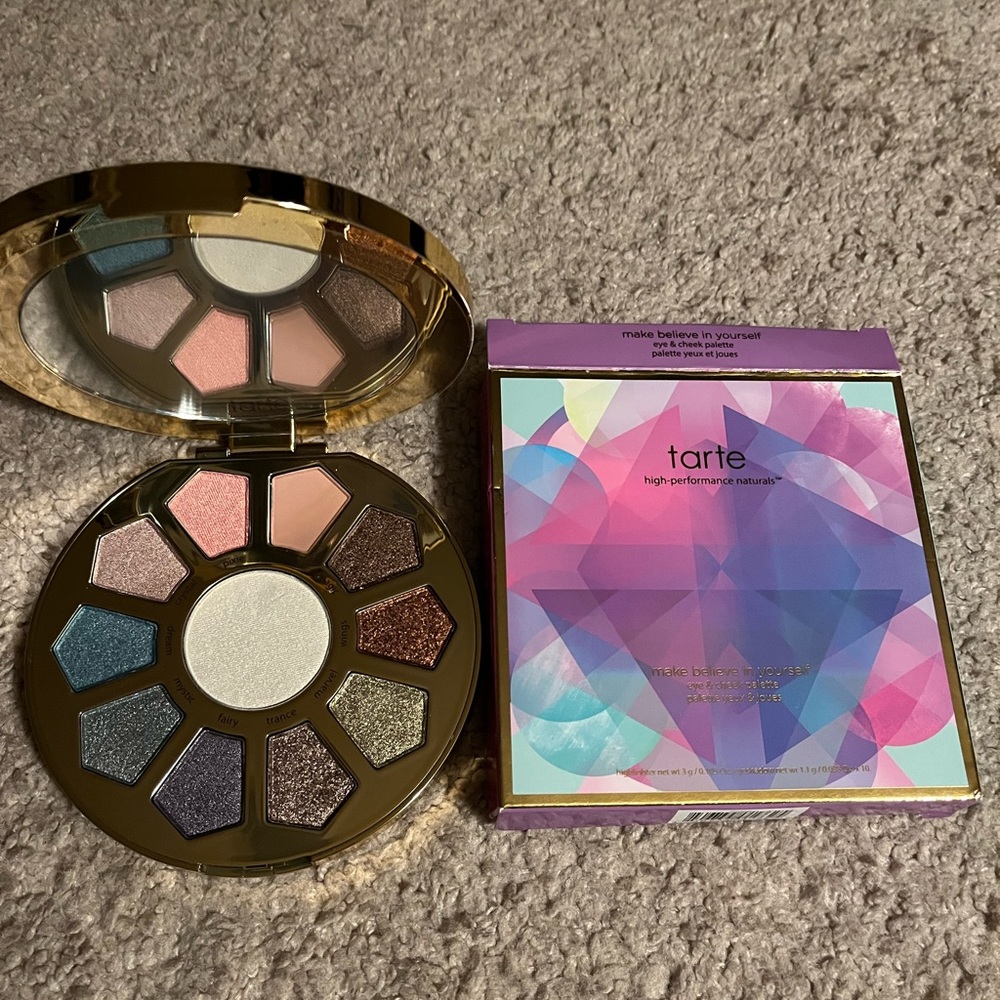 Tarte make believe in yourself eyeshadow palette!